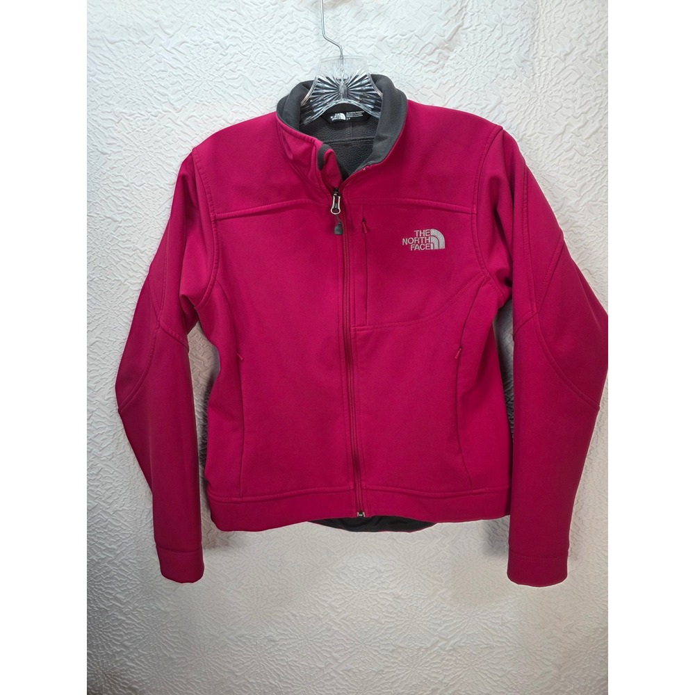 The North Face Apex Bionic Jacket Women Size S Pink Good Softshell Fleece Lining